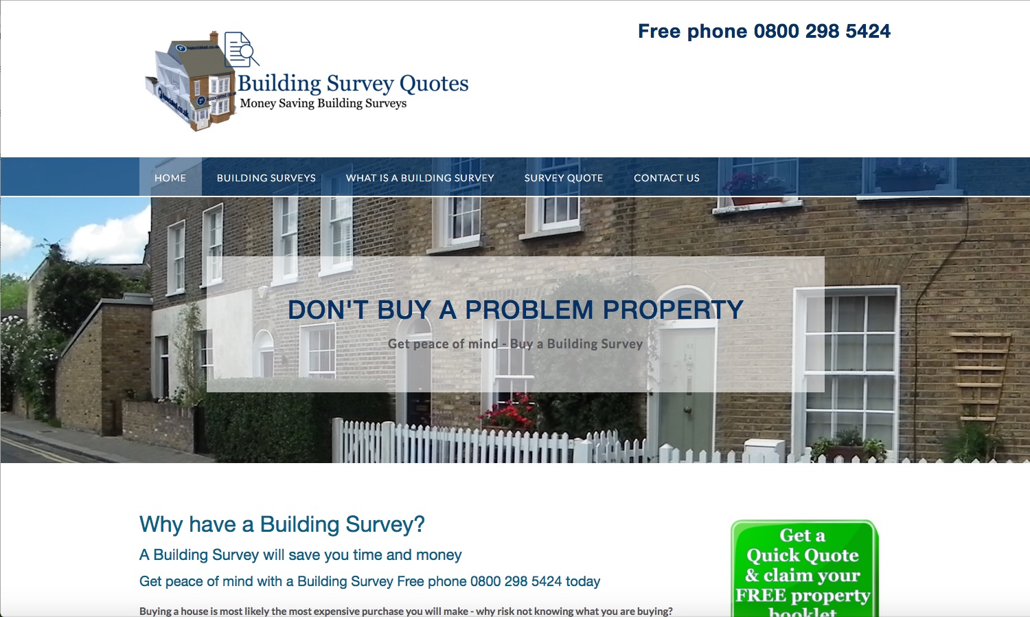 Website Brief - BuildingSurveyQuote.co.uk