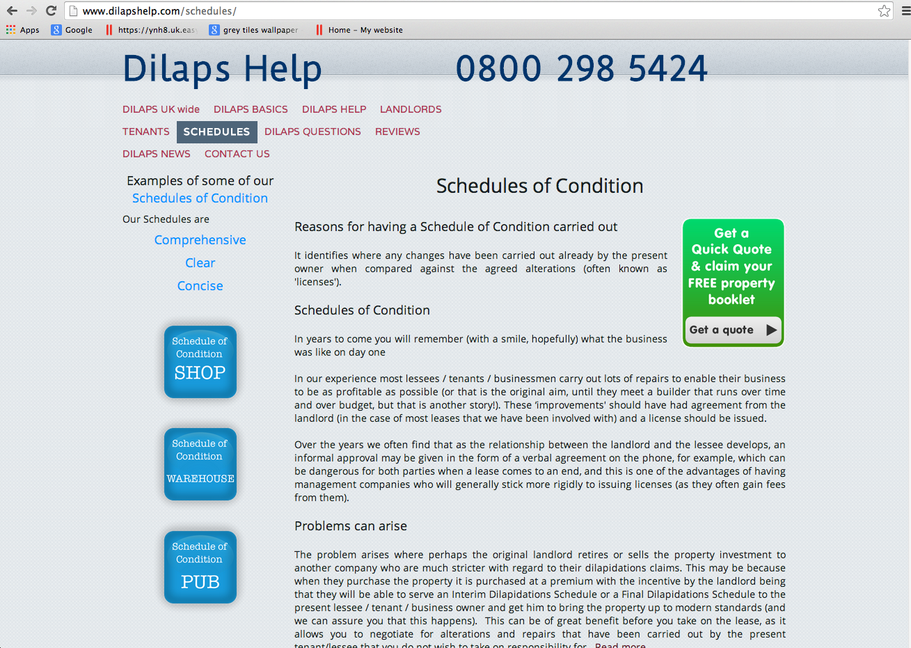 Second Dilapshelp Website Look